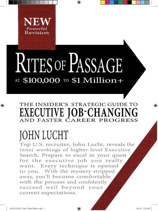 Title details for Rites of Passage at $100,000 to $1,000,000+ by John Lucht - Available